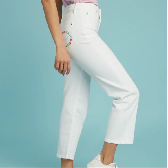 GUESS x FriendsWithYou Super High-Rise Jeans NWT - Picture 3 of 16